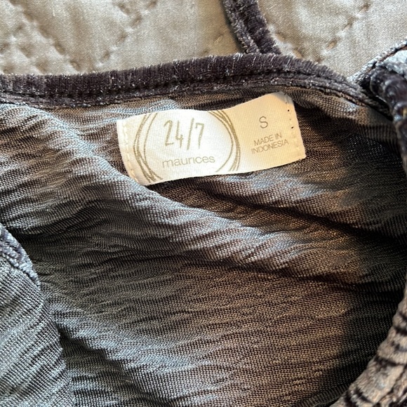 Maurices : Silver Adjustable Tank - Small - Picture 7 of 8